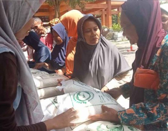 PEMBAGIAN BERAS DI BANTUL
