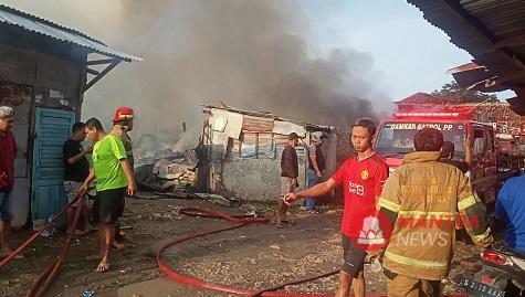 Pasar Induk Cepu Kebakaran