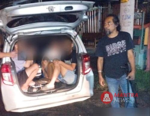 pemuda bawa sajam di pati