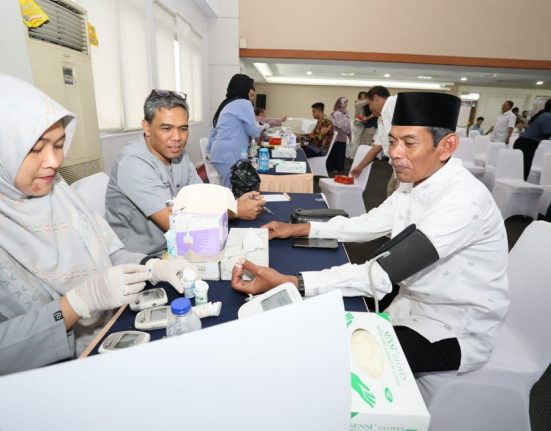 Wabup Demak terpilih Muhammad Badruddin menjalani pemeriksaan kesehatan sebelum pelantikan di Jakarta, belum lama ini. (Dok. Pribadi | Mantranews.id)