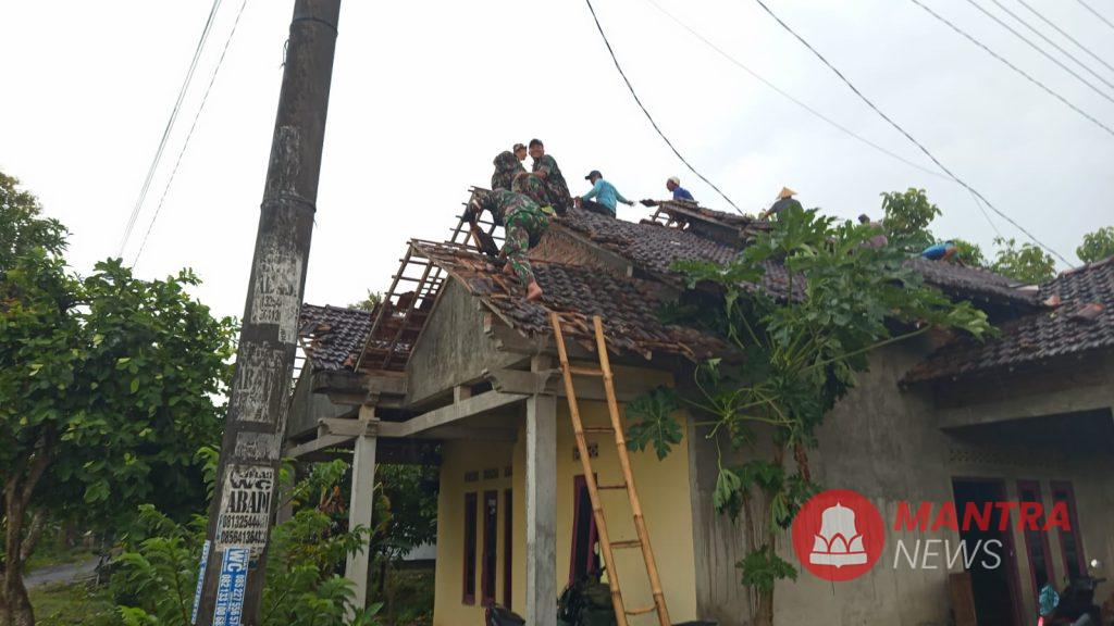 Angin Kencang Menghantam Desa Tambahmulyo Pati, Puluhan Rumah Warga Rusak Berat 2 Desa Tambahmulyo