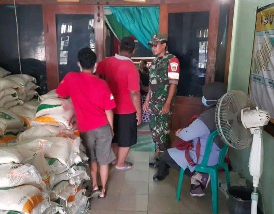 Stok Beras Cadangan Pangan di Pati