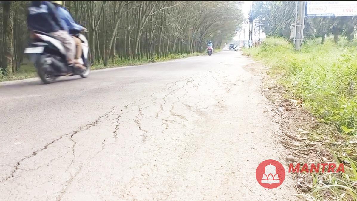 Salah satu ruas jalan rusak di Kabupaten Semarang akan segera direhabilitasi Pemkab Semarang. (Lingkar Media Group Network)
