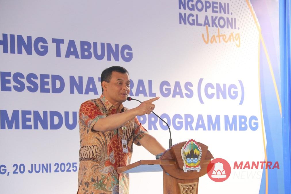 Gubernur Jawa Tengah: Ahmad Luthfi saat membahas strategi tarif impor AS. (Lingkar Media Group Network)