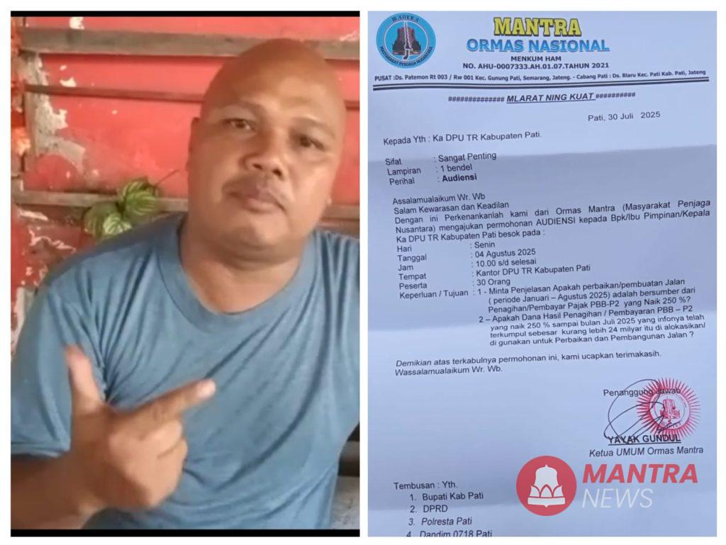 Peruntukan Kenaikan PBB-P2 Untuk Pembangunan Infrastruktur Dipertanyakan, Yayak Gundul Layangkan Surat Audiensi ke DPUTR 1 IMG 20250731 WA0016
