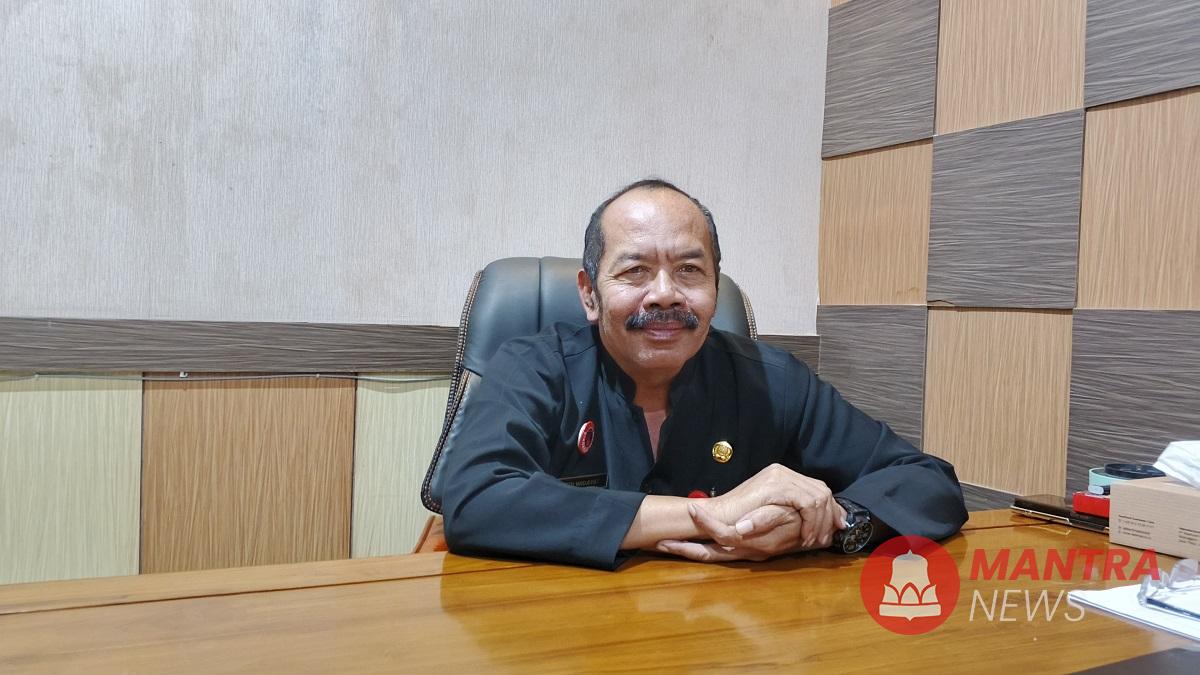 Kepala Dinas Kesehatan Daerah (Dinkesda) Blora, Edi Widayat saat diwawancara mengenai Program CKG di Blora. (Lingkar Media Group Network)