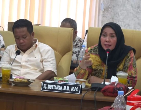 Sekretaris Pansus Hak Angket Muntamah dalam sidang angket, beberapa waktu lalu.