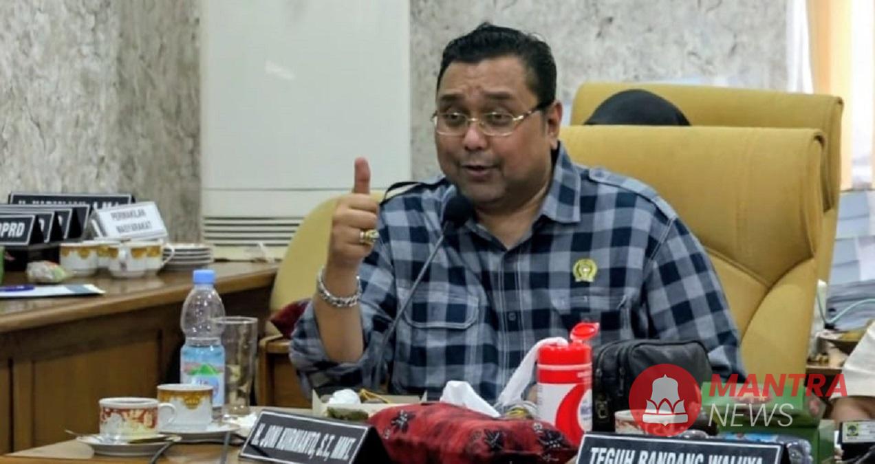 Wakil Ketua Pansus Hak Angket DPRD Pati Joni Kurnianto saat dimintai keterangan soal kekhawatiran AMPB.