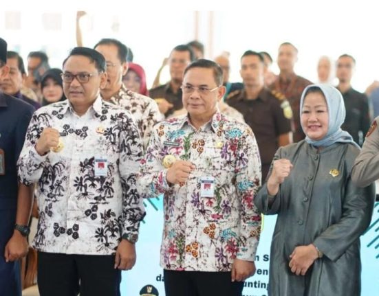 Bupati-Wakil Bupati Pati bersama DPRD dan Forkopimda dalam Evaluasi Kinerja dan Sosialisasi Aksi Konvergensi Pencegahan dan Penurunan Stunting bersama Bupati Sudewo dan Dinas Kesehatan (Dinkes).