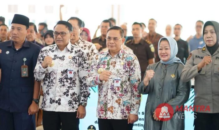 Bupati-Wakil Bupati Pati bersama DPRD dan Forkopimda dalam Evaluasi Kinerja dan Sosialisasi Aksi Konvergensi Pencegahan dan Penurunan Stunting bersama Bupati Sudewo dan Dinas Kesehatan (Dinkes).