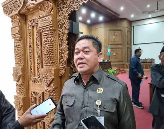 Ketua DPRD Pati Ali Badrudin ditanya mengenai momentum peringatan HSN 2025.