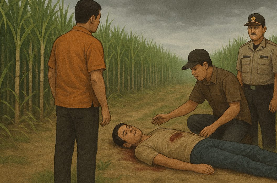 Diduga Tersambar Petir, Petani Asal Blora Ditemukan Tewas di Lahan Tebu Jaken Pati 1 Lahan tebu