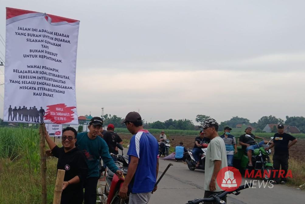 Sengketa Lahan Memanas! Warga Tambaharjo Pati Pasang Spanduk Protes ke Pemdes Payang 1 Sengketa Lahan