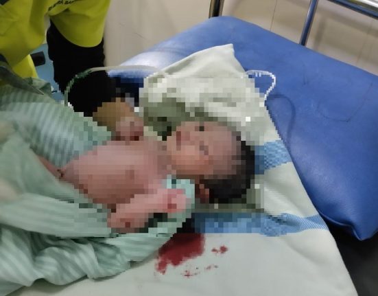 bayi perempuan baru lahir